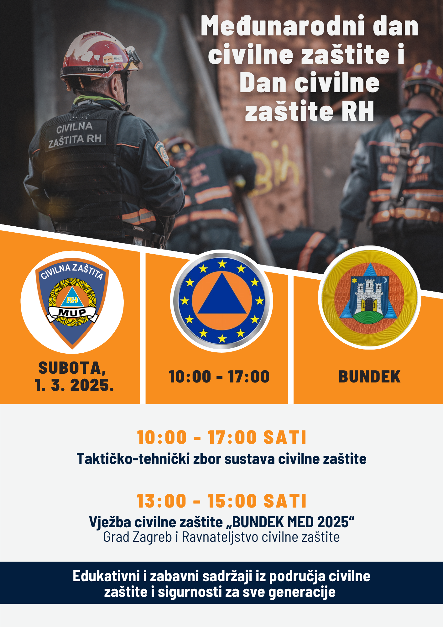 Obilježavanje Međunarodnog dana civilne zaštite i Dana civilne zaštite Republike Hrvatske 1. ožujka 2025. godine